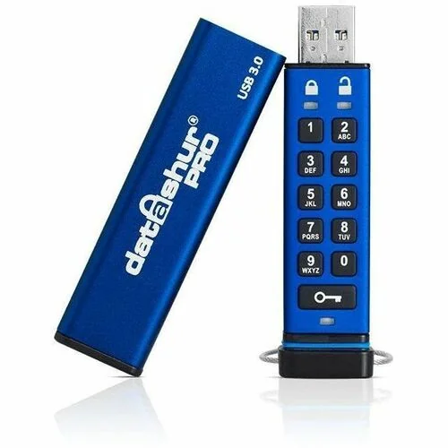 DATASHUR PRO USB3 256-BIT 256GB IS-FL-DA3-256-256 - ISFLDA3256256